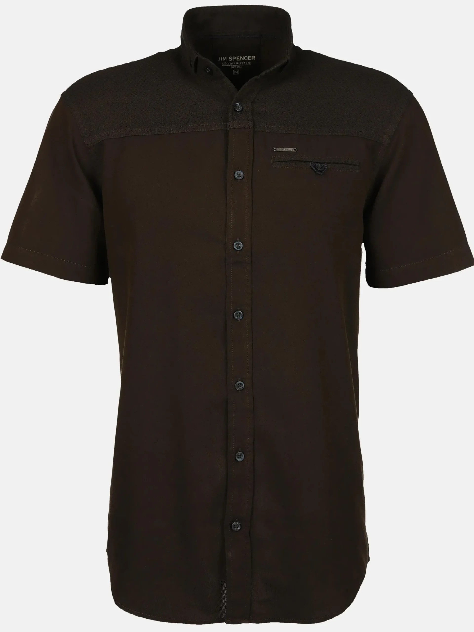 Herren Jim Spencer Herren Freizeithemd mit kurzen Ärmeln