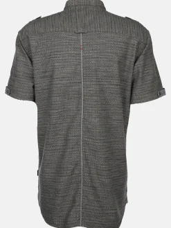 Herren Jim Spencer Herren Freizeithemd mit Stehkragen