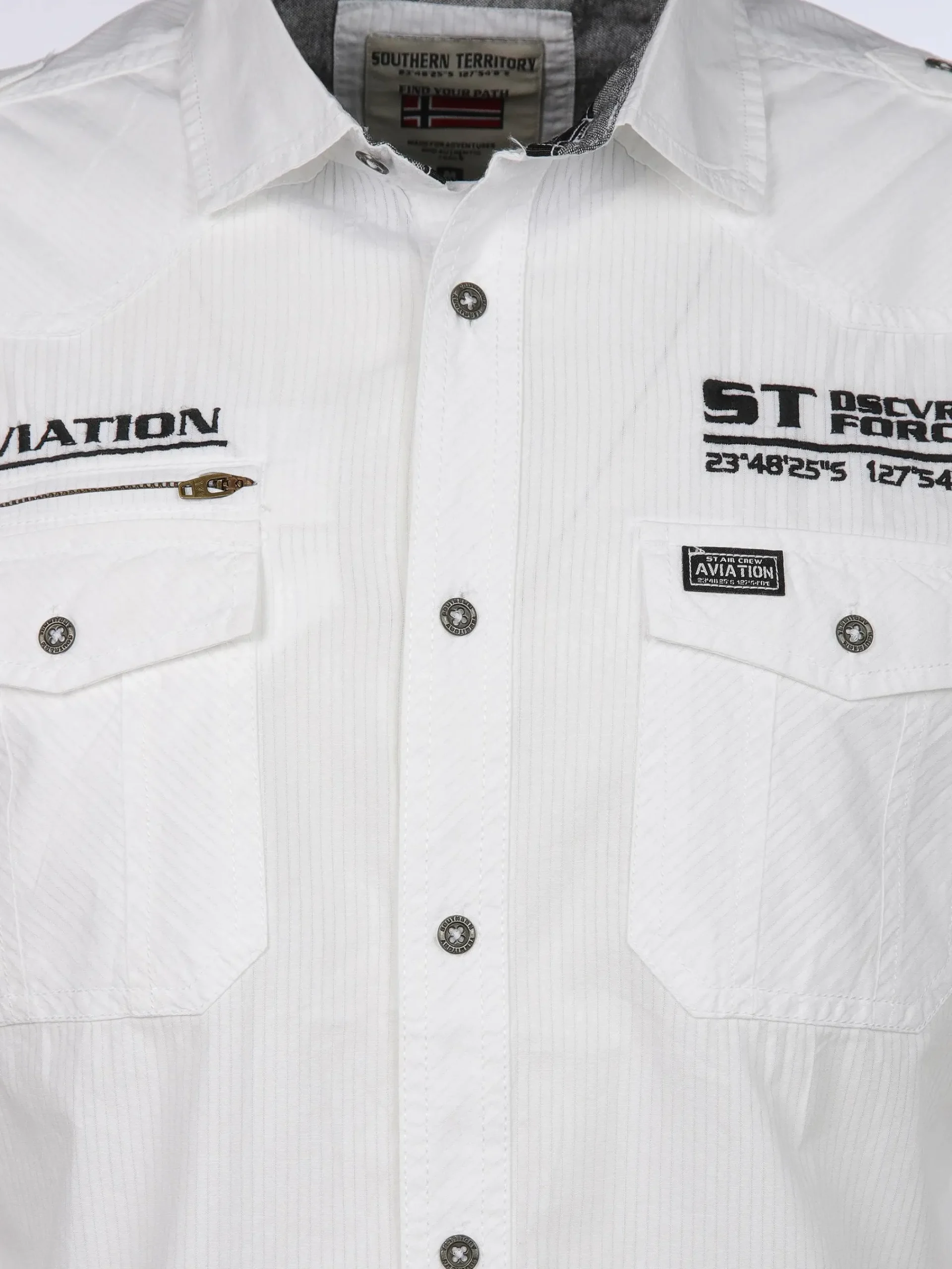 Herren Southern Territory Herren Freizeithemd mit Stickerei