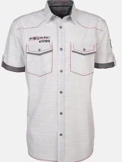 Herren Jim Spencer Herren Freizeithemd mit Stickerei