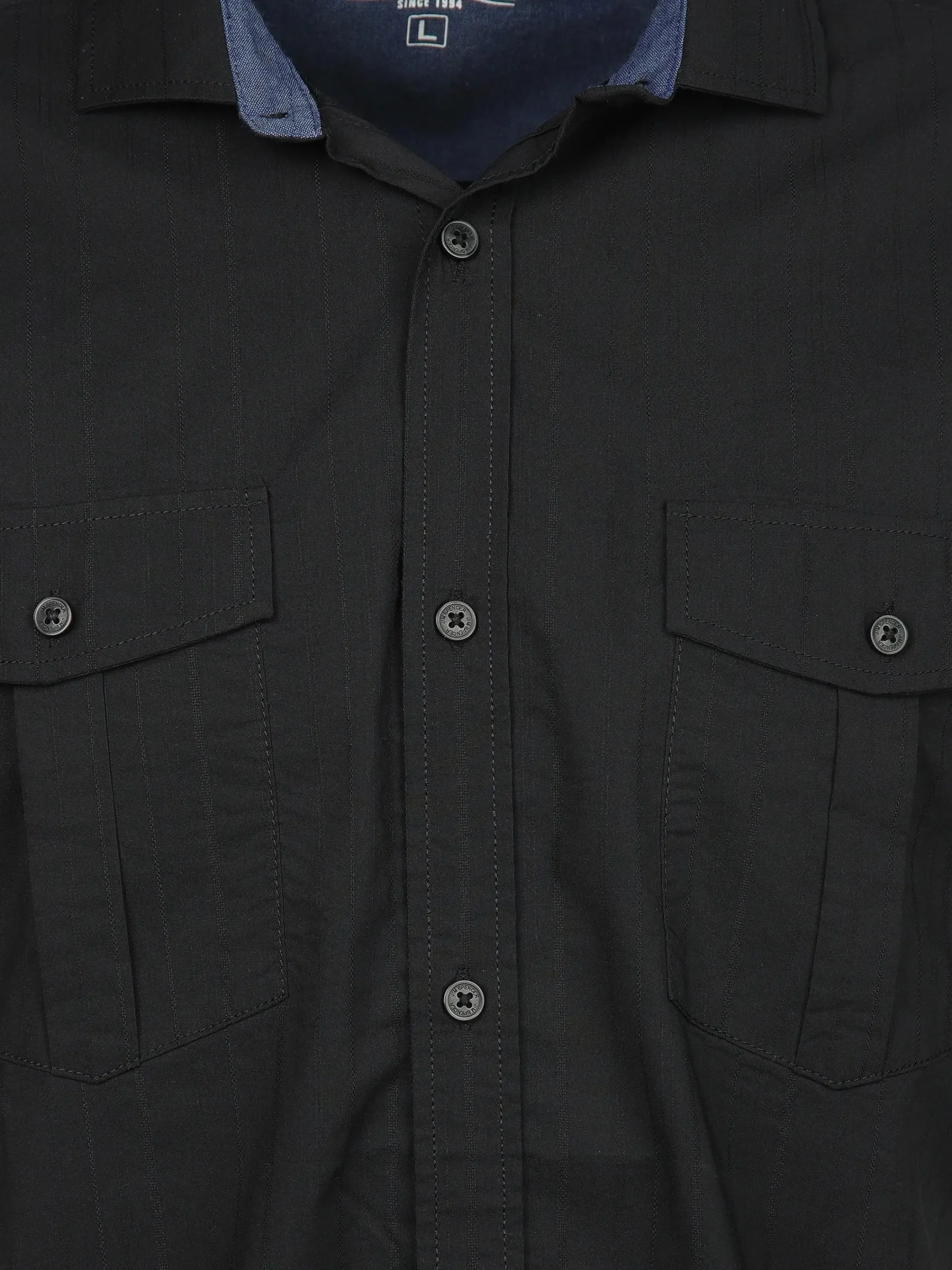 Herren Jim Spencer Herren Freizeithemd mit zwei Brusttaschen