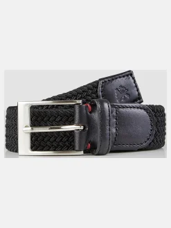 Herren Lerros Herren Gürtel mit Fischgräten-Muster