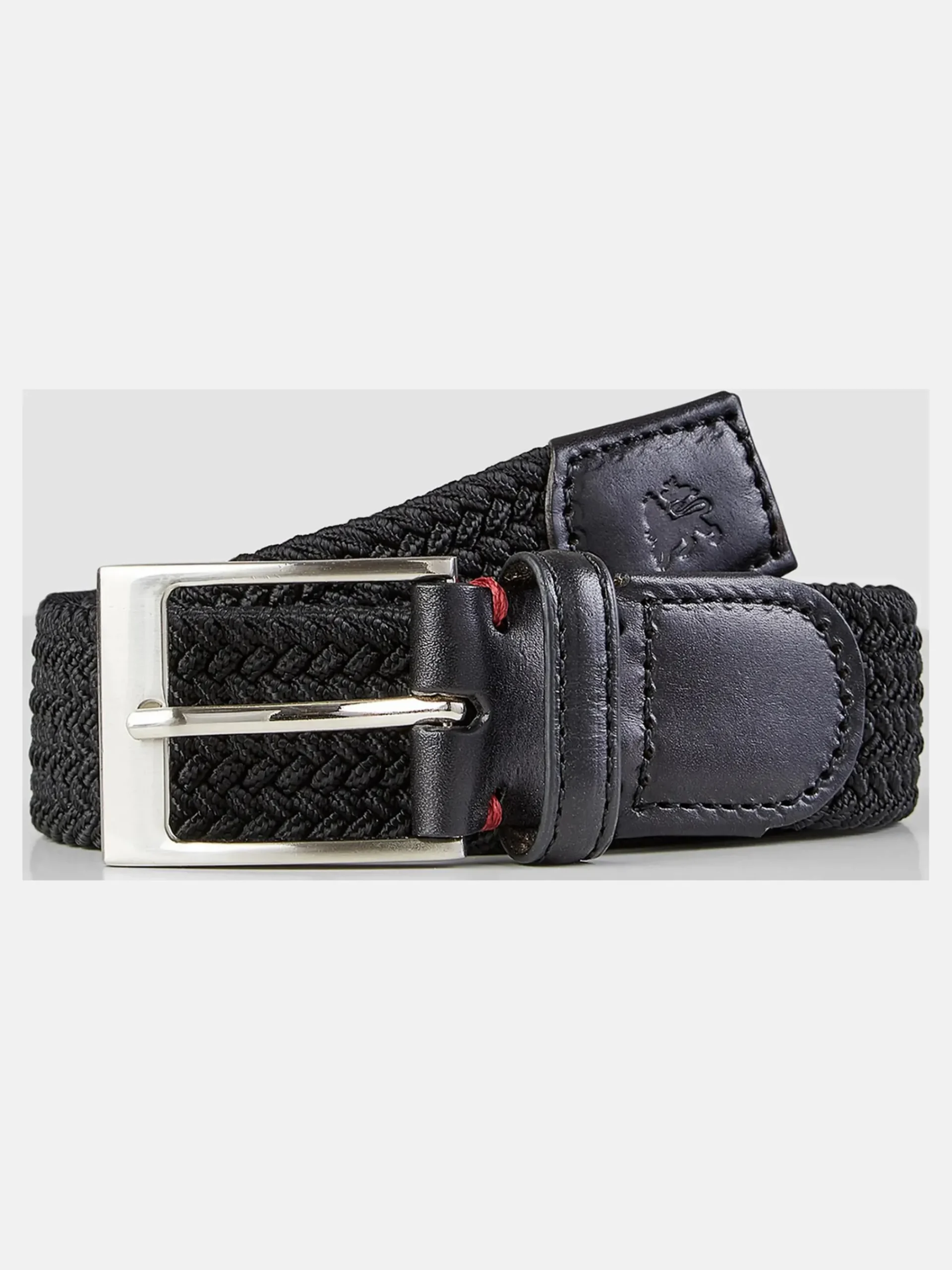 Herren Lerros Herren Gürtel mit Fischgräten-Muster