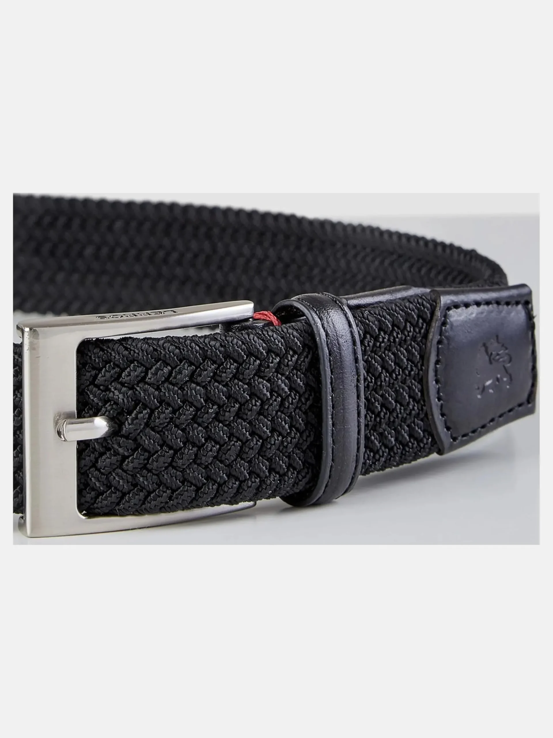 Herren Lerros Herren Gürtel mit Fischgräten-Muster