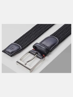 Herren Lerros Herren Gürtel mit Fischgräten-Muster