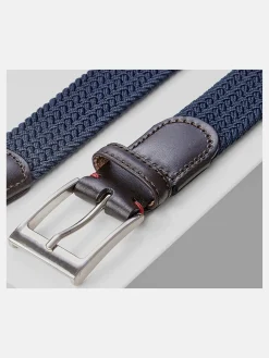 Herren Lerros Herren Gürtel mit Fischgräten-Muster