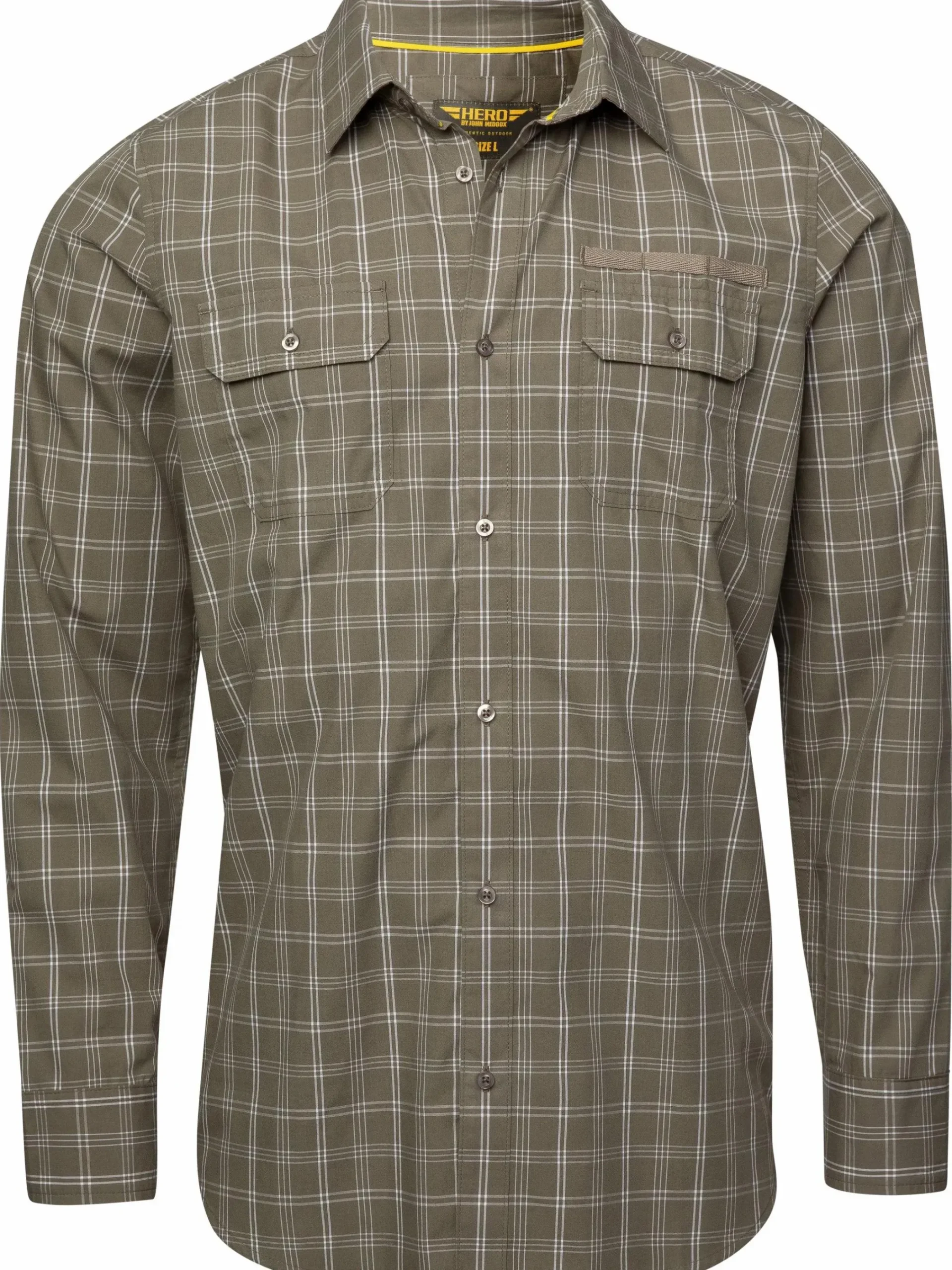 Herren HERO by John Medoox Herren Hemd mit Karomuster