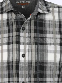 Herren Jim Spencer Herren Hemd mit kurzen Ärmeln