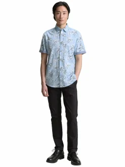 Herren Tom Tailor Herren Hemd mit Palmen