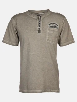 Herren Southern Territory Herren Henley Shirt im Used Look