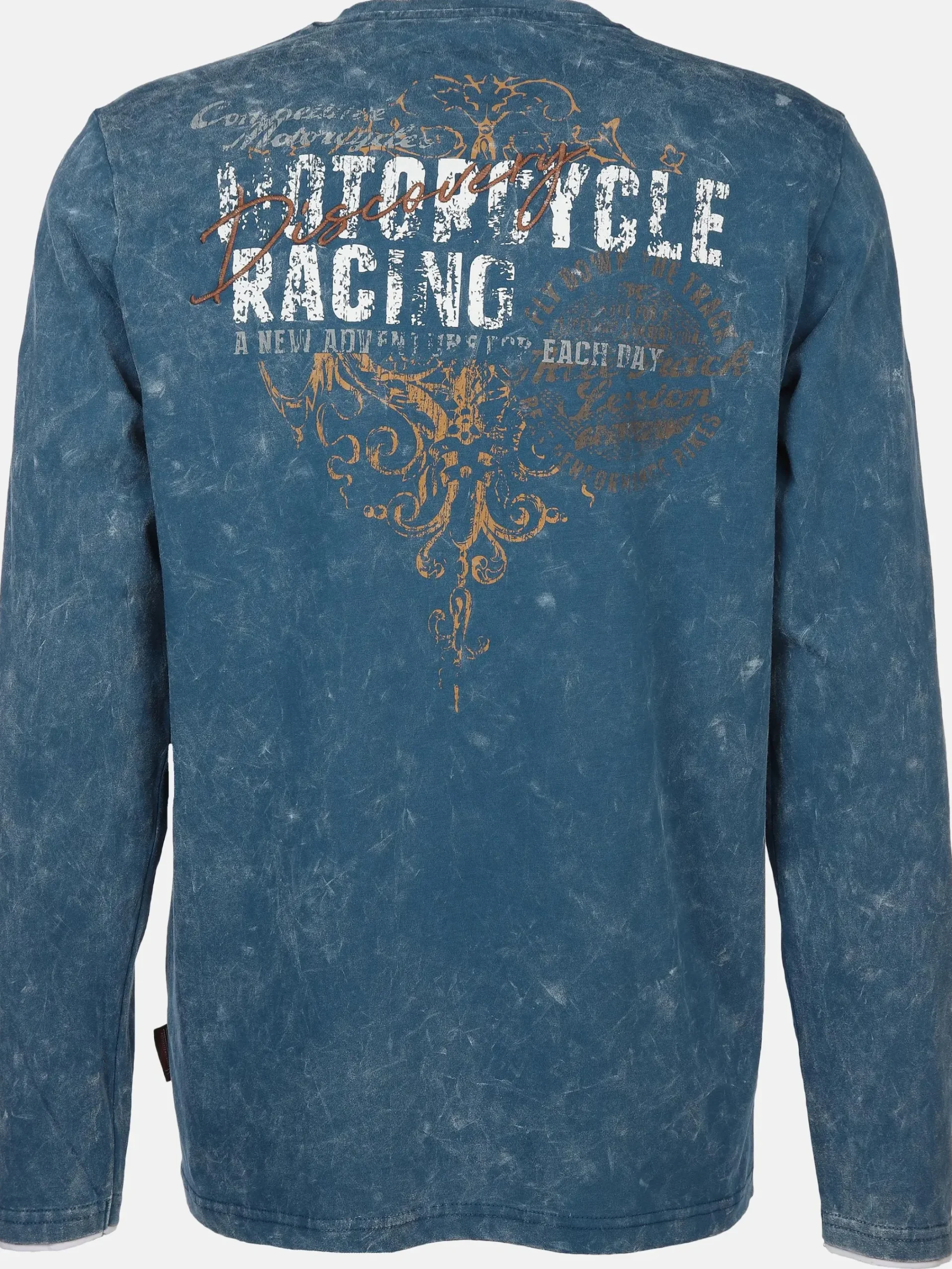 Herren Southern Territory Herren Henley Shirt mit Print