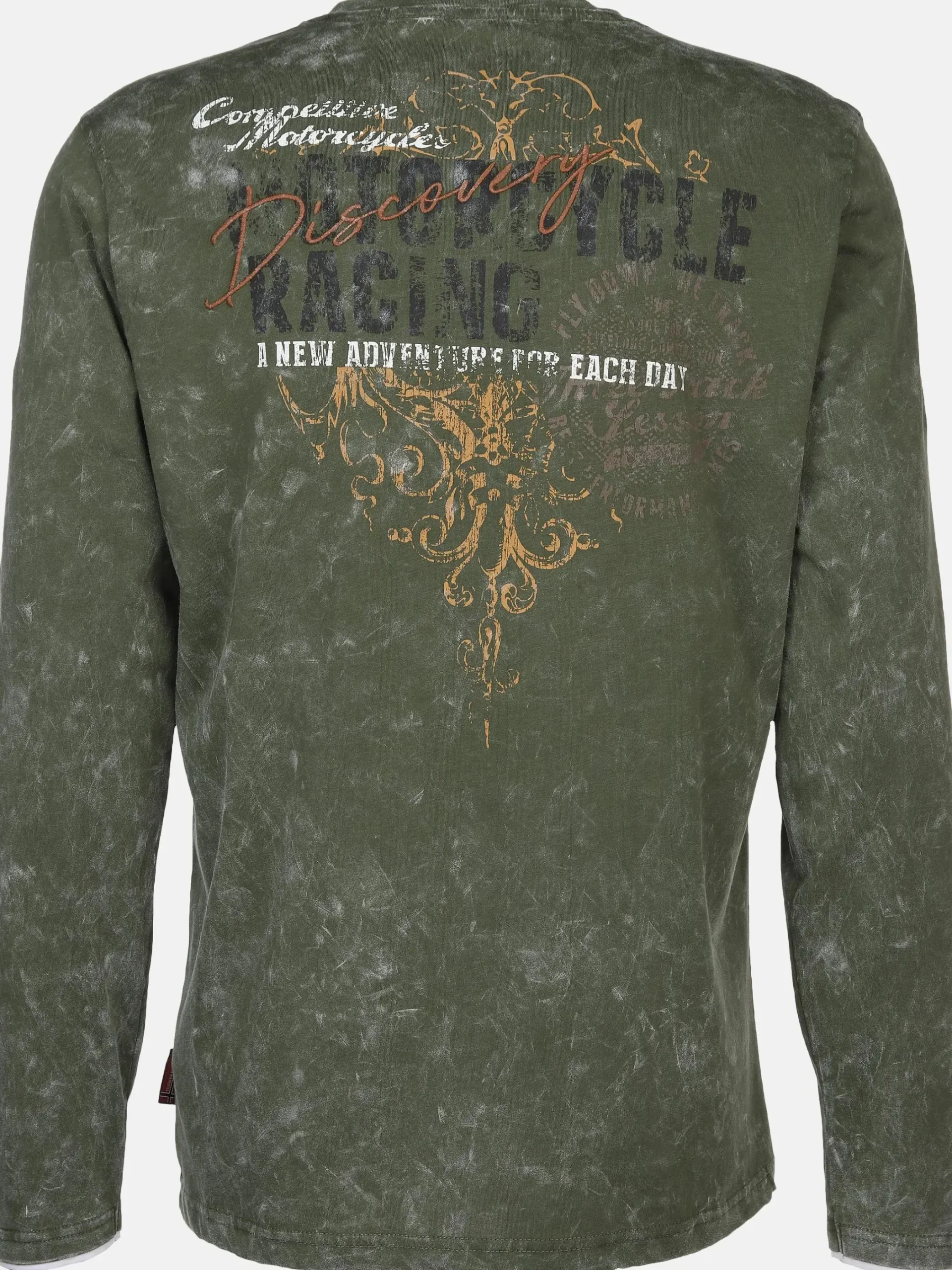 Herren Southern Territory Herren Henley Shirt mit Print