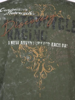 Herren Southern Territory Herren Henley Shirt mit Print