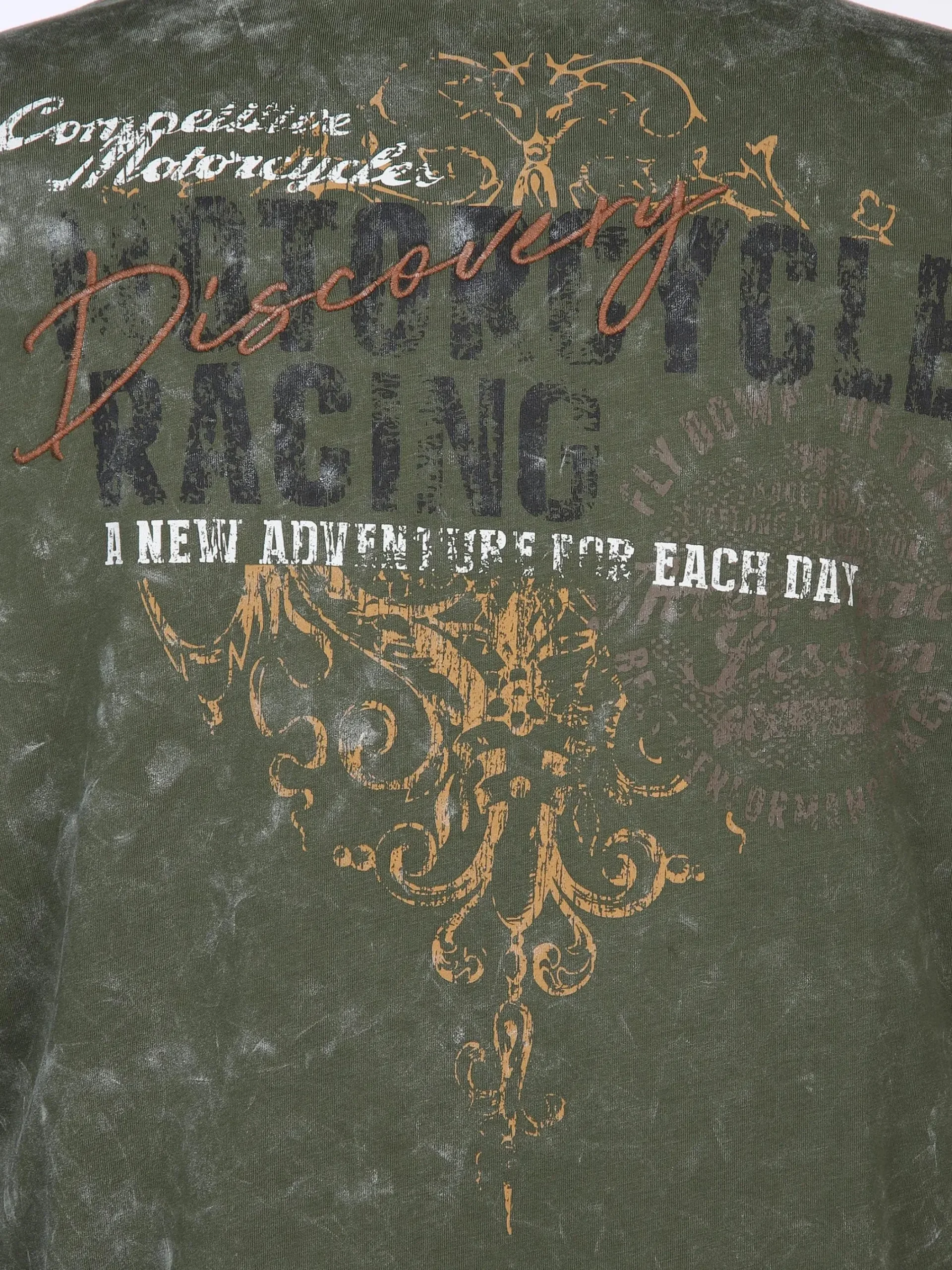 Herren Southern Territory Herren Henley Shirt mit Print