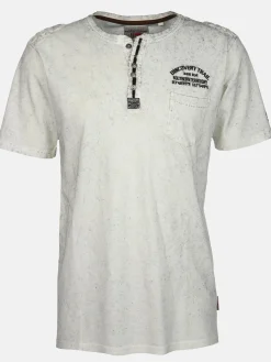Herren Southern Territory Herren Henleyshirt im Used Look