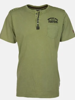 Herren Southern Territory Herren Henleyshirt im Used Look