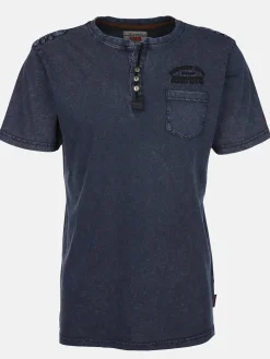 Herren Southern Territory Herren Henleyshirt im Used Look