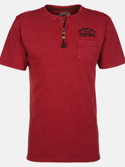 Herren Southern Territory Herren Henleyshirt im Used Look