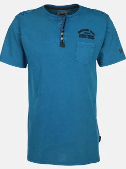 Herren Southern Territory Herren Henleyshirt im Used Look