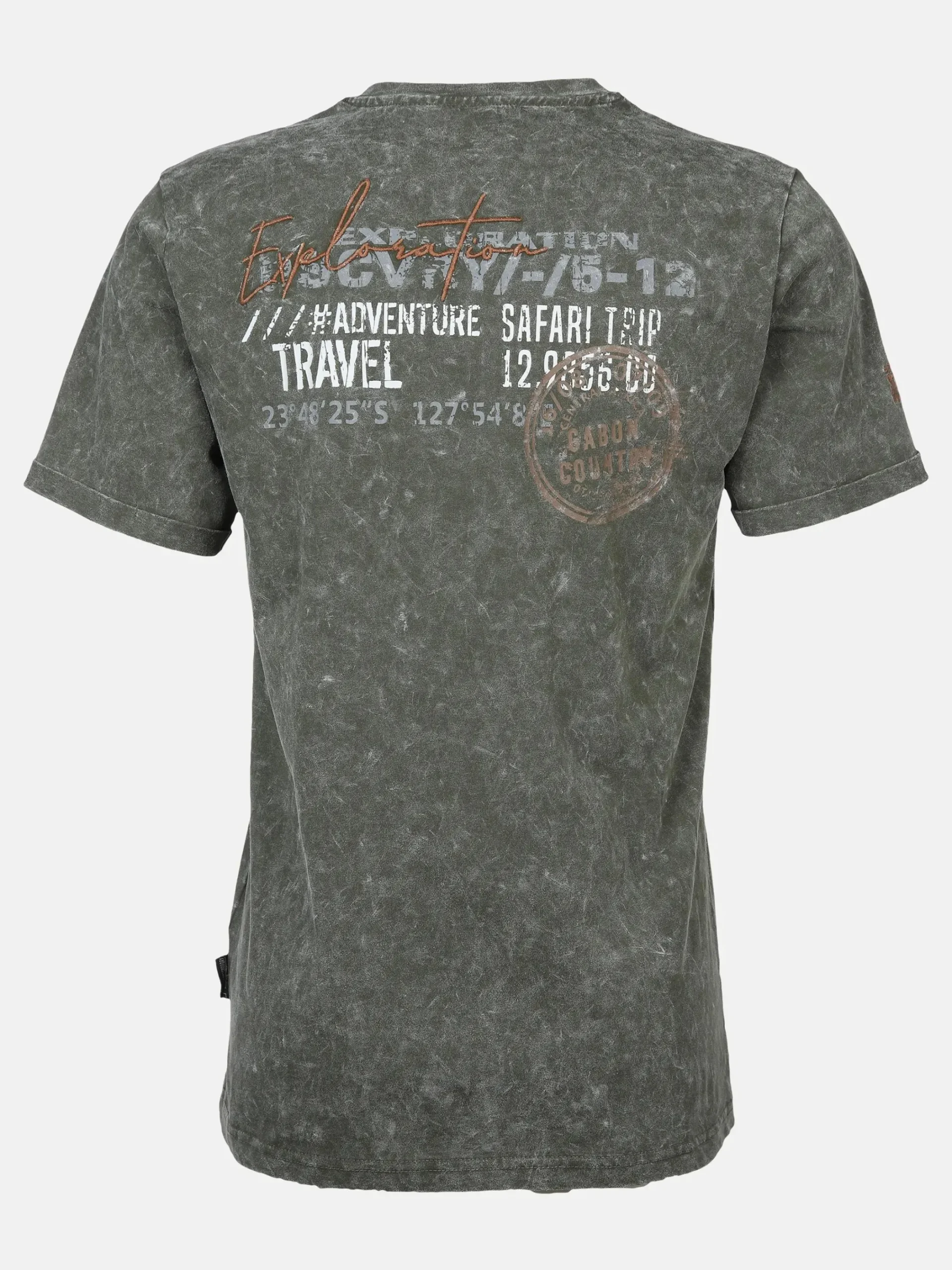 Herren Southern Territory Herren Henleyshirt in Used 2in1 Optik