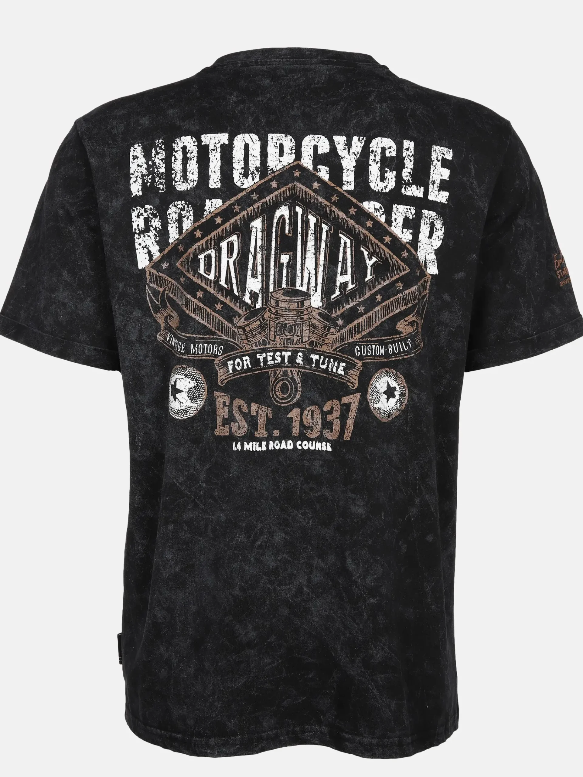 Herren Southern Territory Herren Henleyshirt mit auffälligem Frontprint