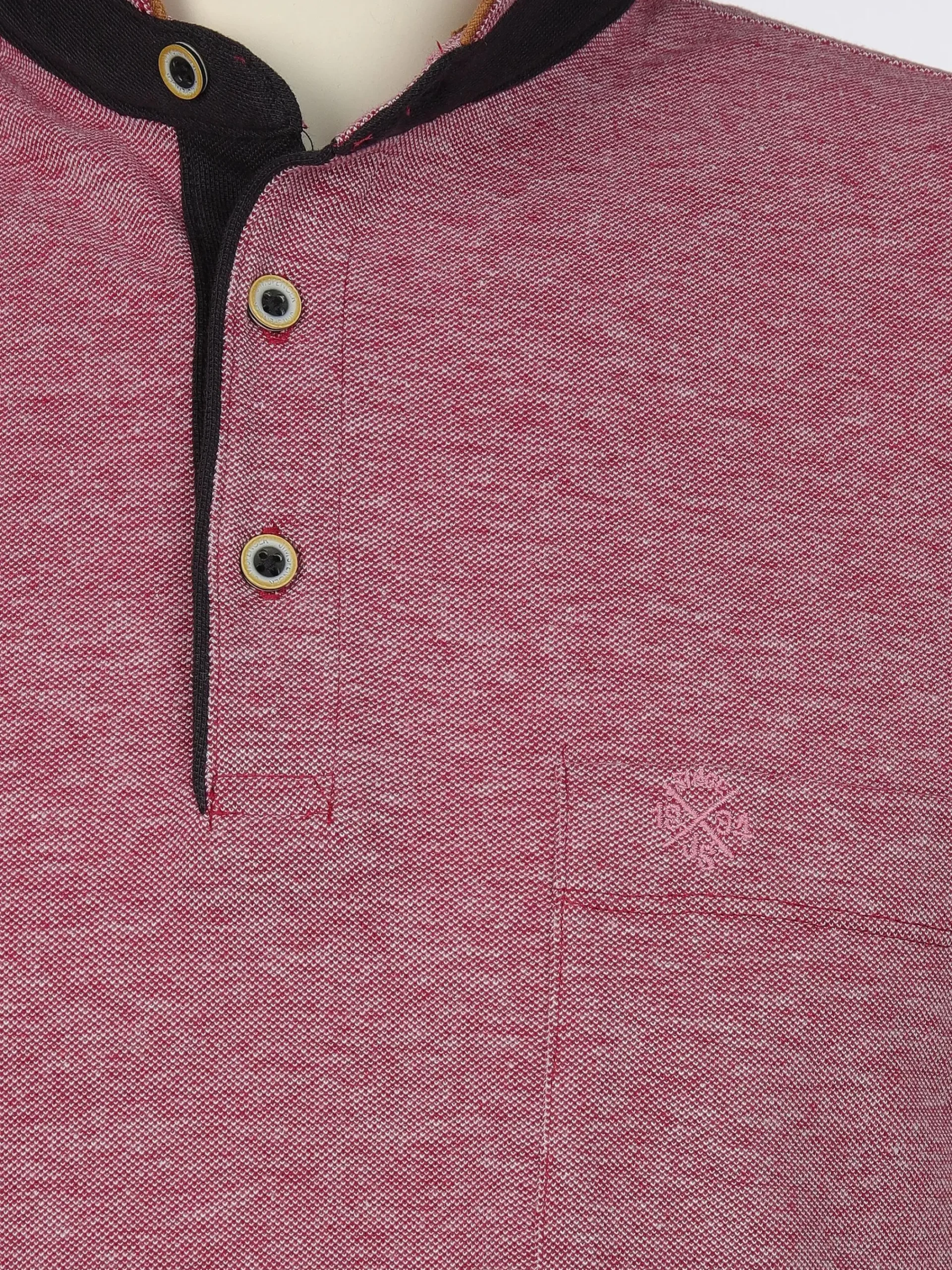 Herren Jim Spencer Herren Henleyshirt mit Brusttasche