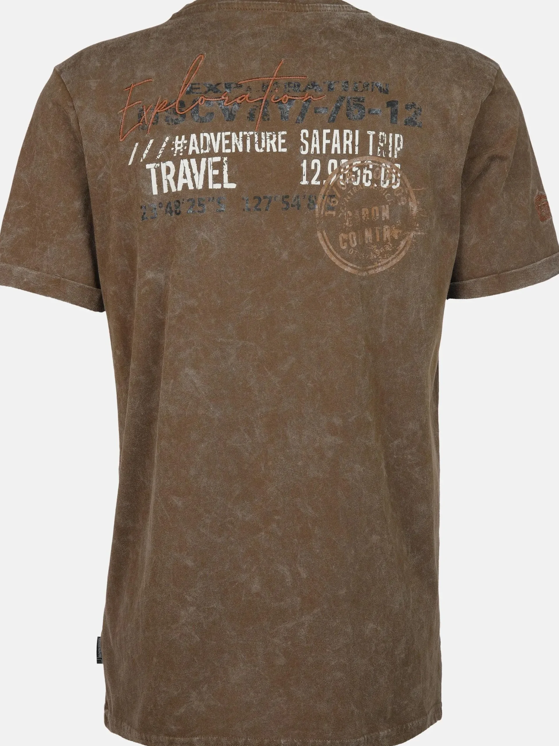 Herren Southern Territory Herren Henleyshirt mit Front-und Backprint