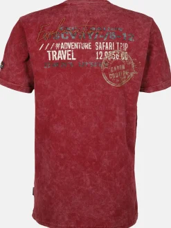 Herren Southern Territory Herren Henleyshirt mit Front-und Backprint