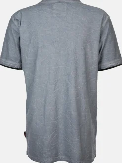 Herren Southern Territory Herren Henleyshirt mit 2in1 Kragen