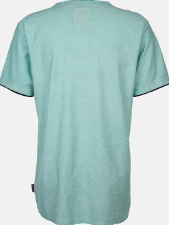 Herren Southern Territory Herren Henleyshirt mit 2in1 Kragen