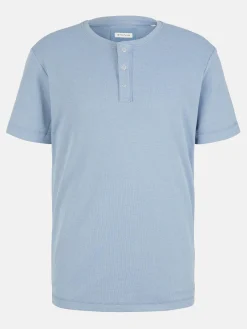 Herren Tom Tailor Herren Henleyshirt mit Struktur