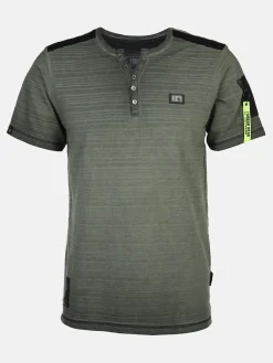 Herren Southern Territory Herren Henleyshirt mit Struktur