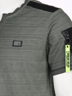 Herren Southern Territory Herren Henleyshirt mit Struktur