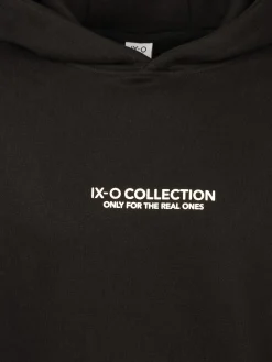 Herren IX-O Herren Hoodie mit kleinem Schriftprint