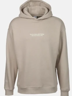 Herren IX-O Herren Hoodie mit kleinem Schriftprint