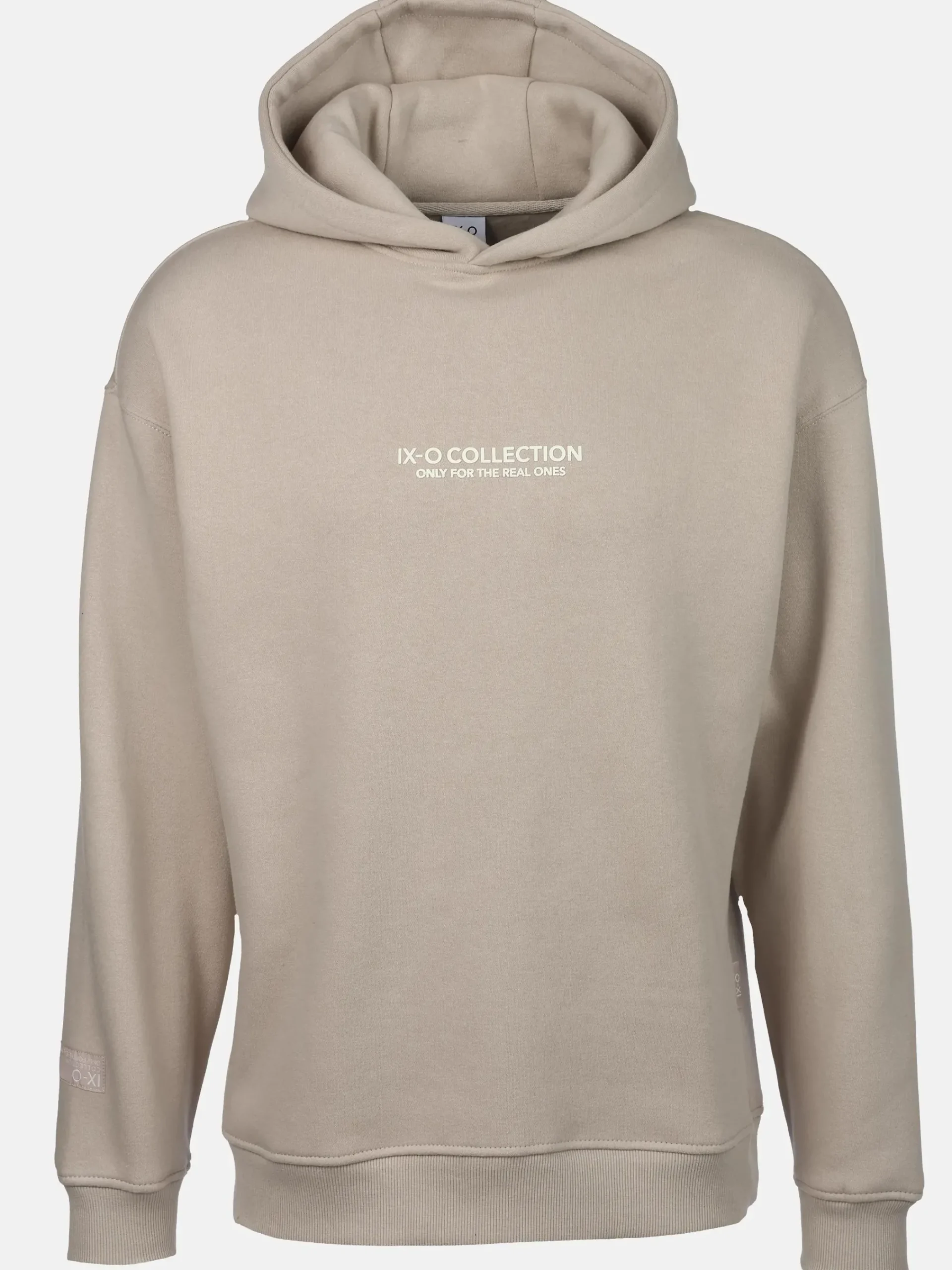 Herren IX-O Herren Hoodie mit kleinem Schriftprint
