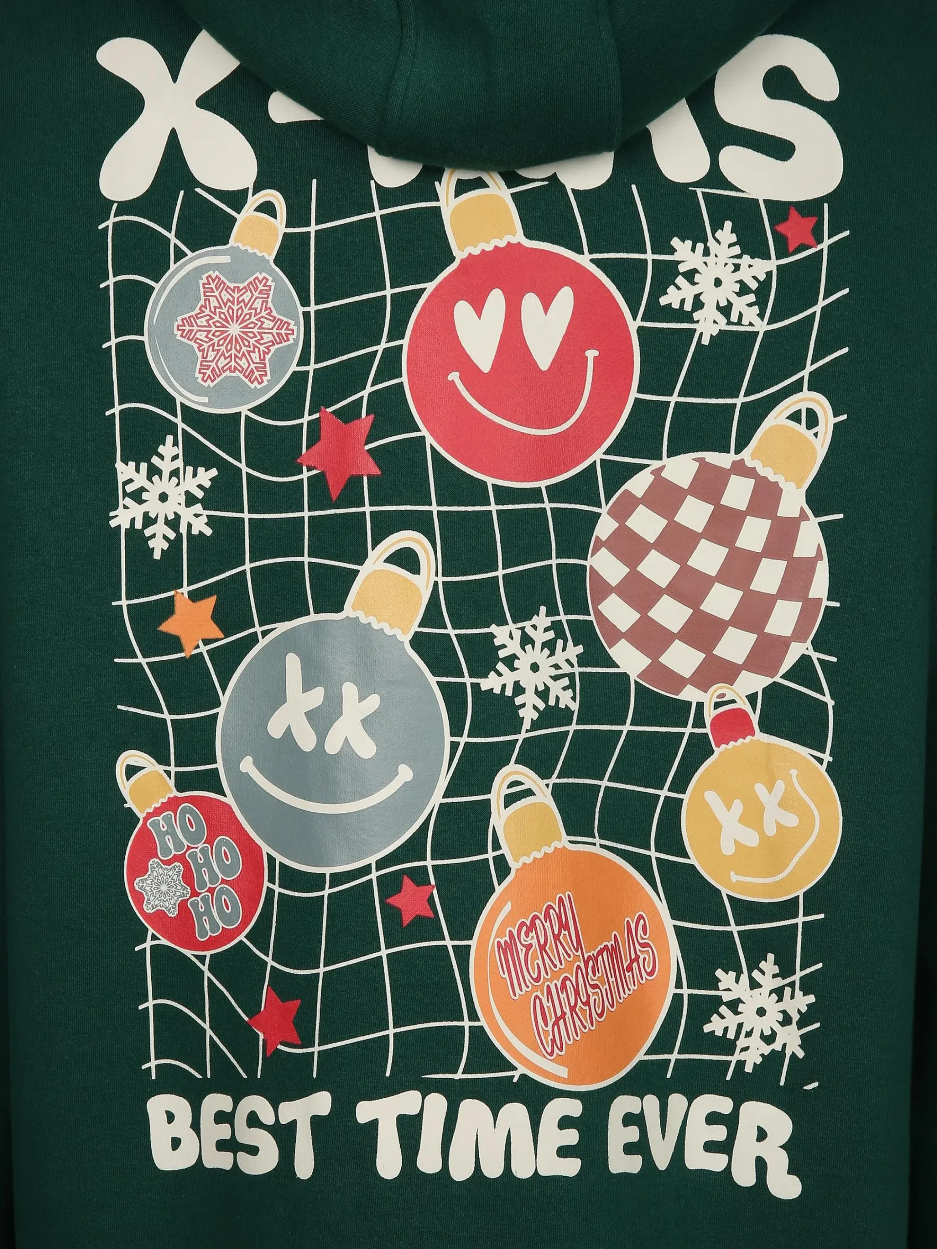 Herren Sublevel Herren Hoodie mit Weihnachtsmotiv