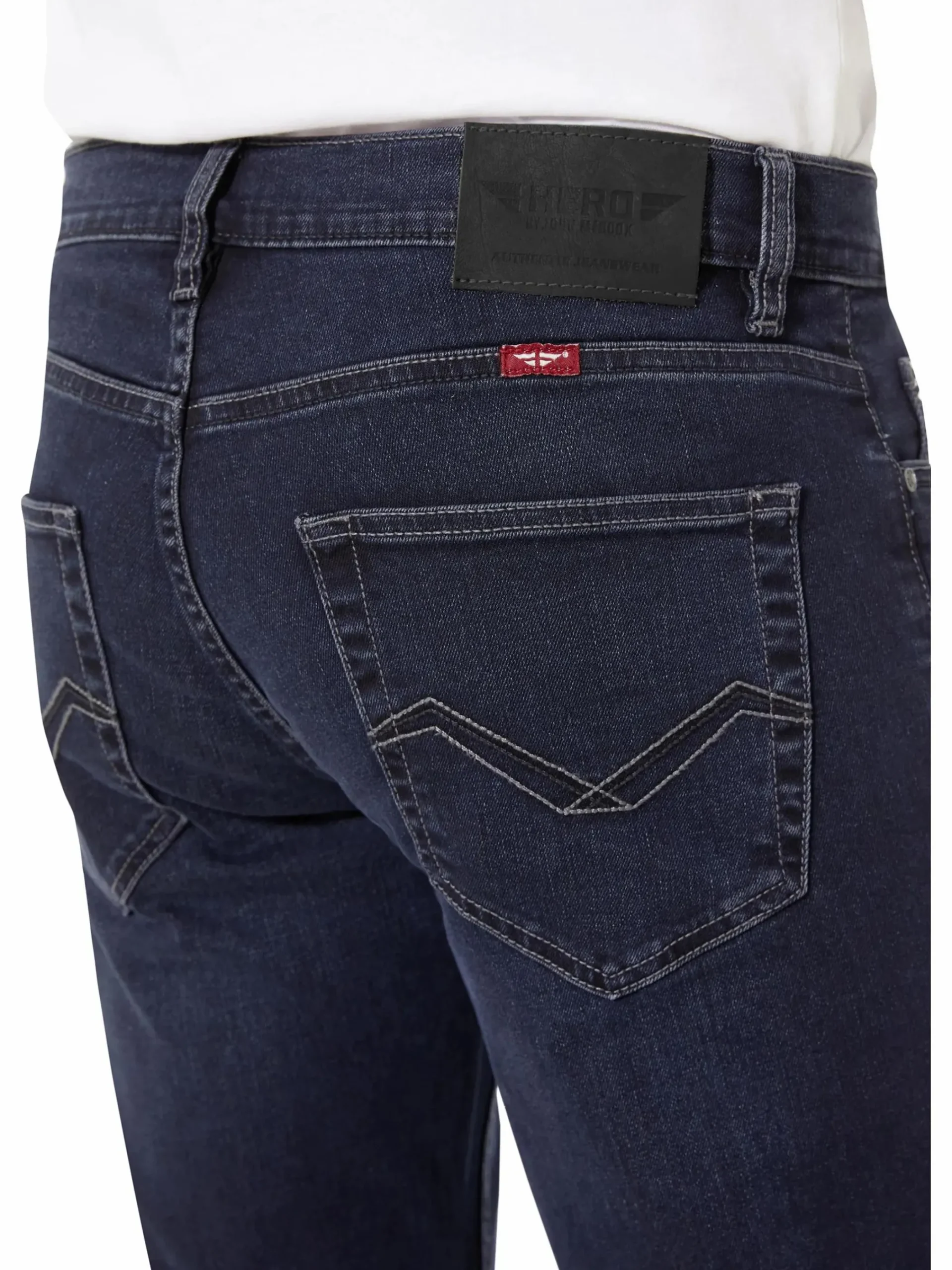 Herren HERO by John Medoox Herren Jeans Regular Straight Stretch