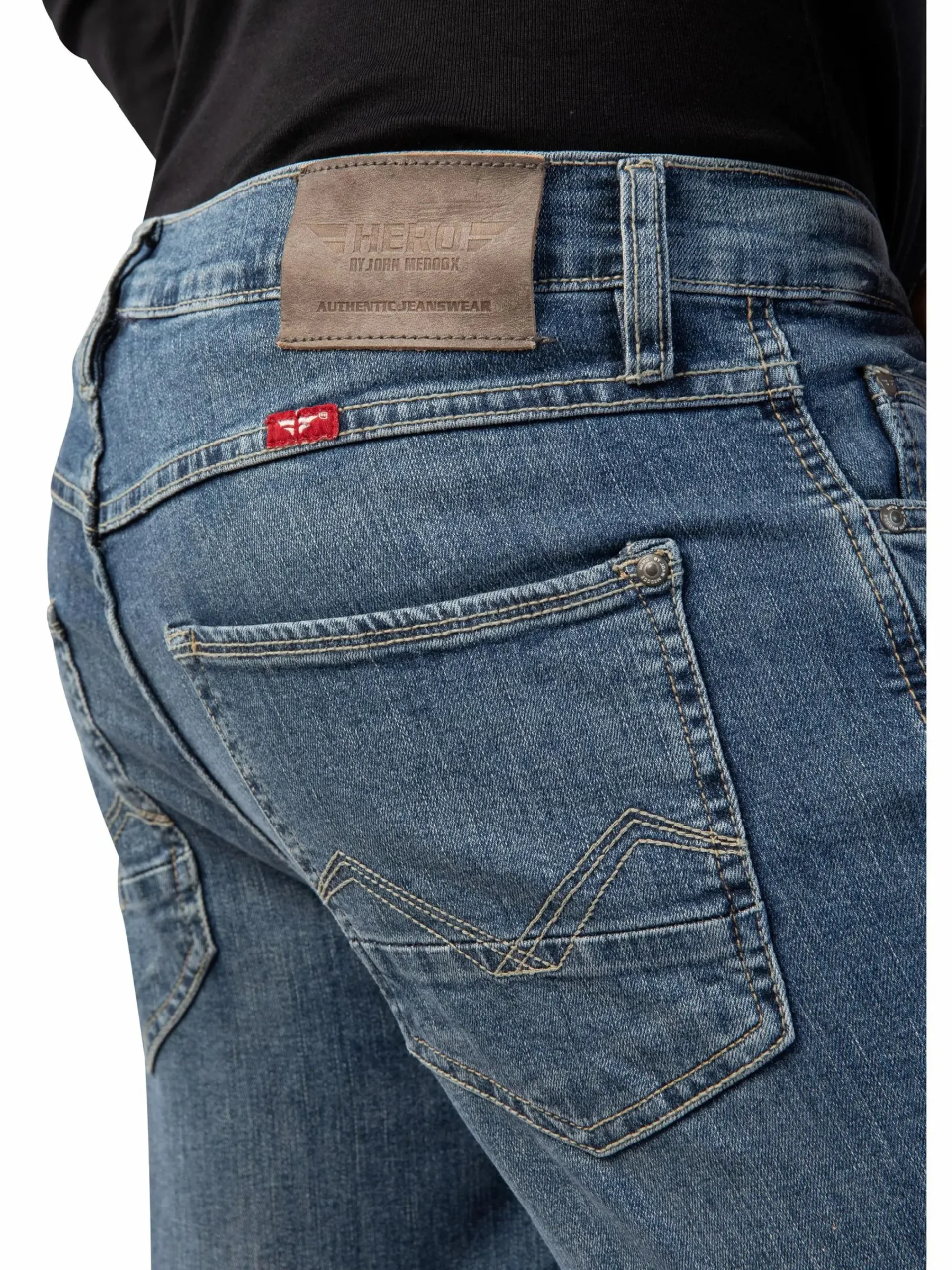 Herren HERO by John Medoox Herren Jeans Slim Straight Stretch