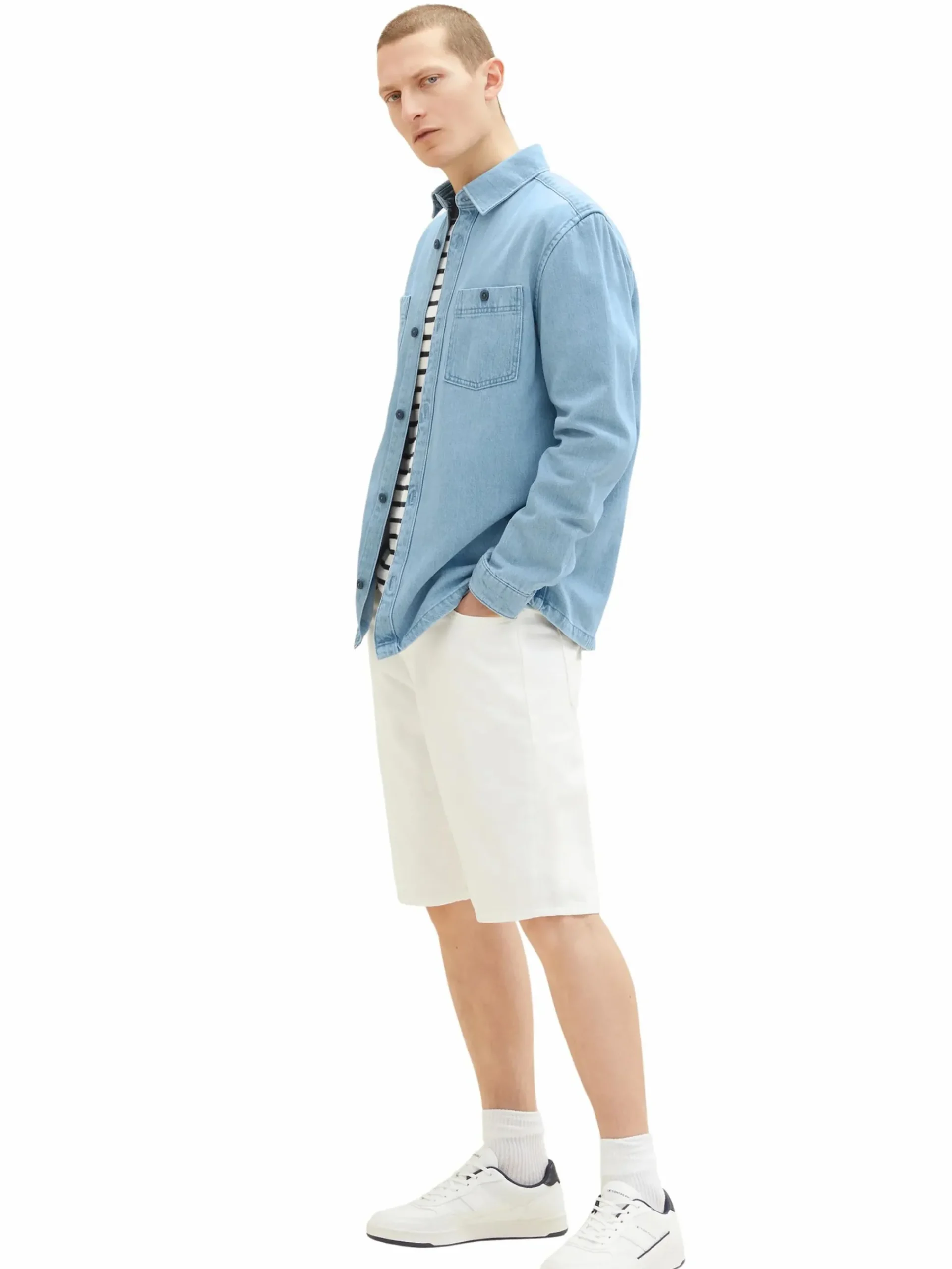 Herren Tom Tailor Herren Jeanshemd