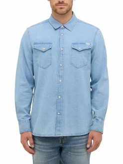 Herren Mustang Herren Jeanshemd 