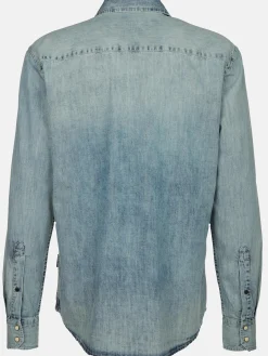 Herren Southern Territory Herren Jeanshemd mit Brusttaschen