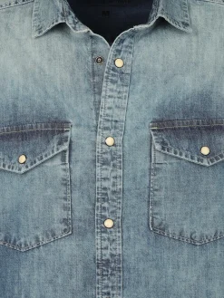 Herren Southern Territory Herren Jeanshemd mit Brusttaschen