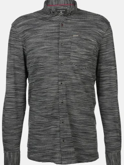 Herren Jim Spencer Herren Jerseyhemd mit kleinem Flachkragen