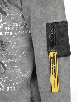 Herren Southern Territory Herren Kapuzensweatshirt mit Print und Schrift