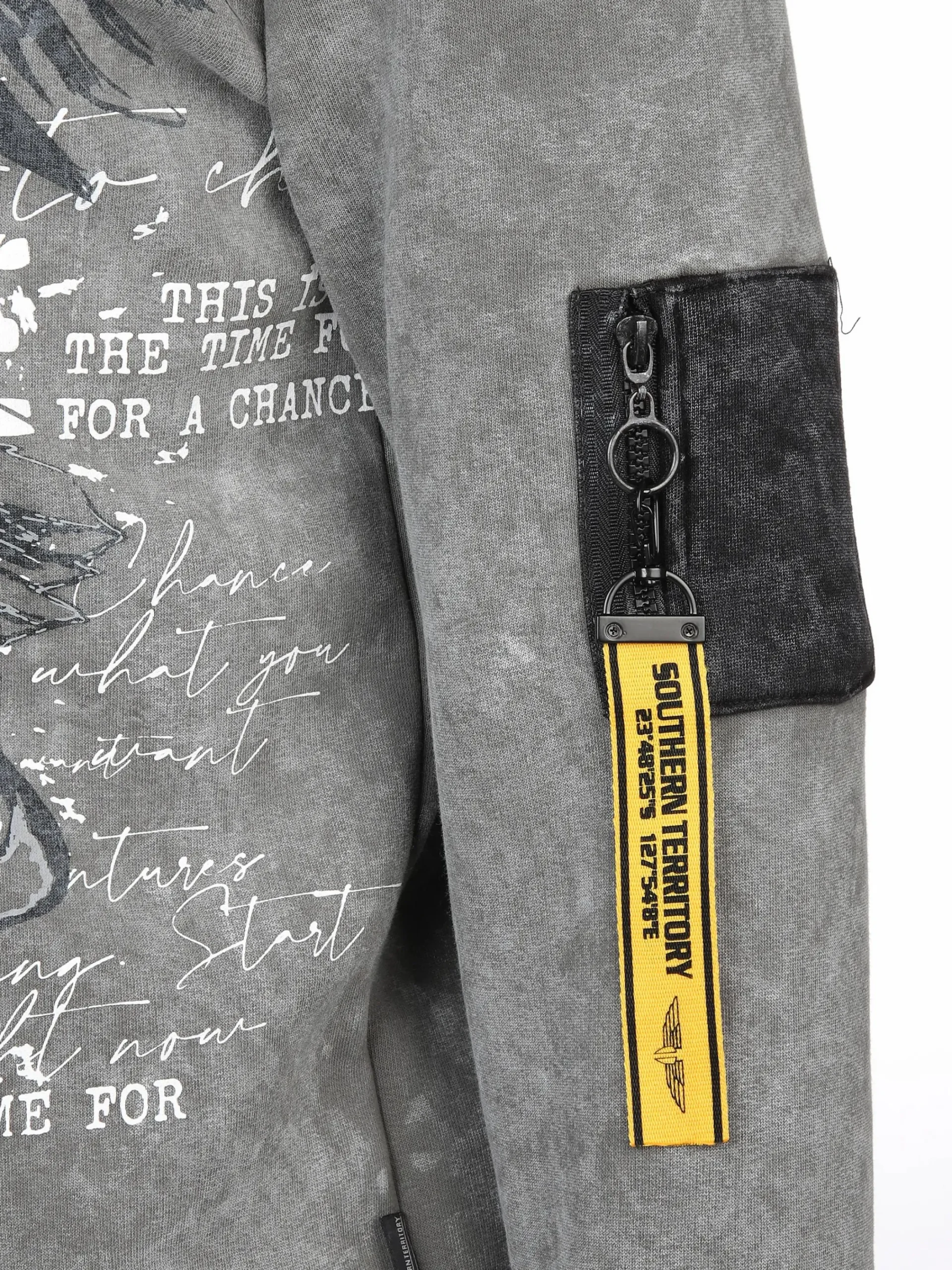 Herren Southern Territory Herren Kapuzensweatshirt mit Print und Schrift