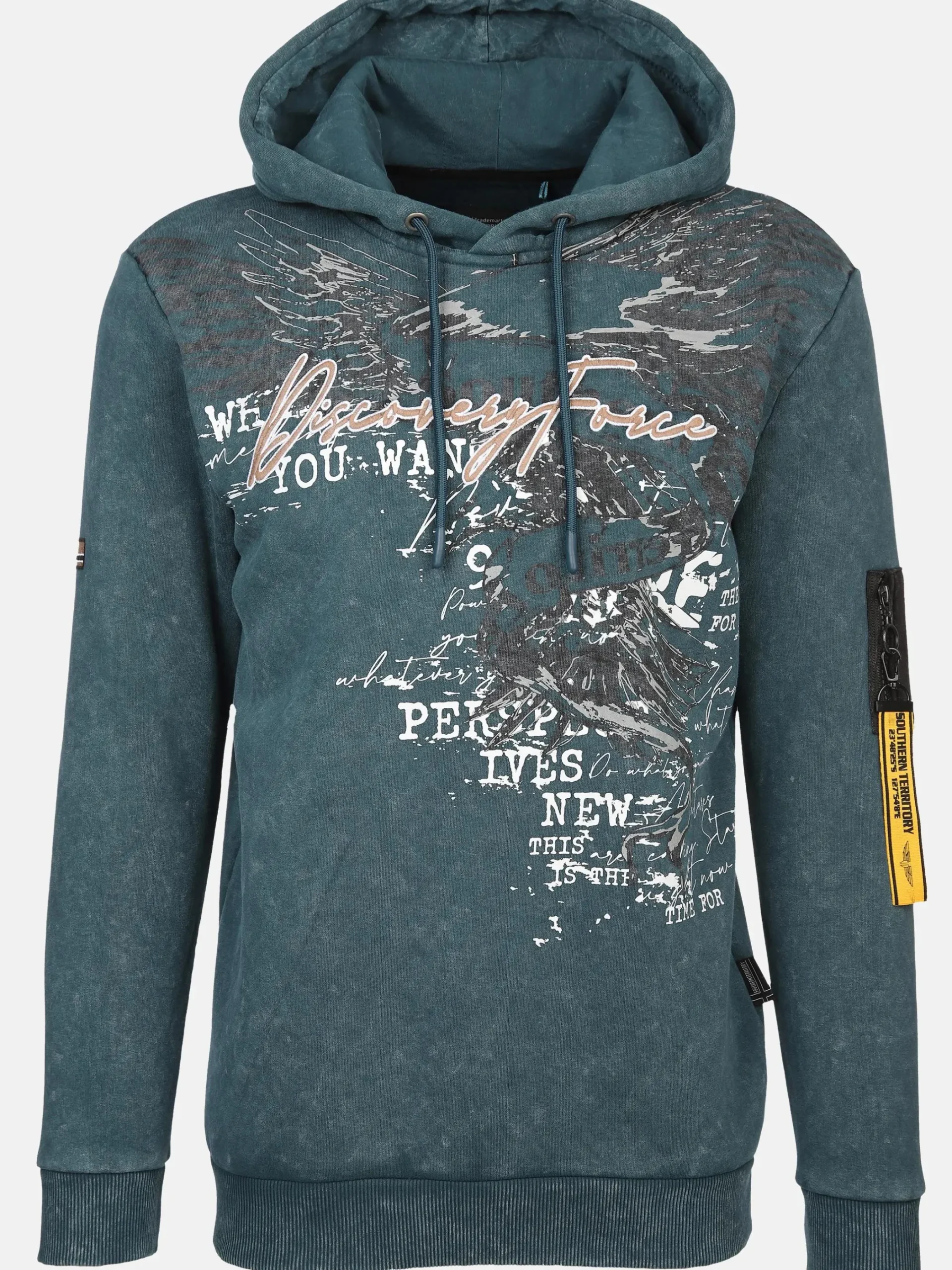 Herren Southern Territory Herren Kapuzensweatshirt mit Print und Schrift