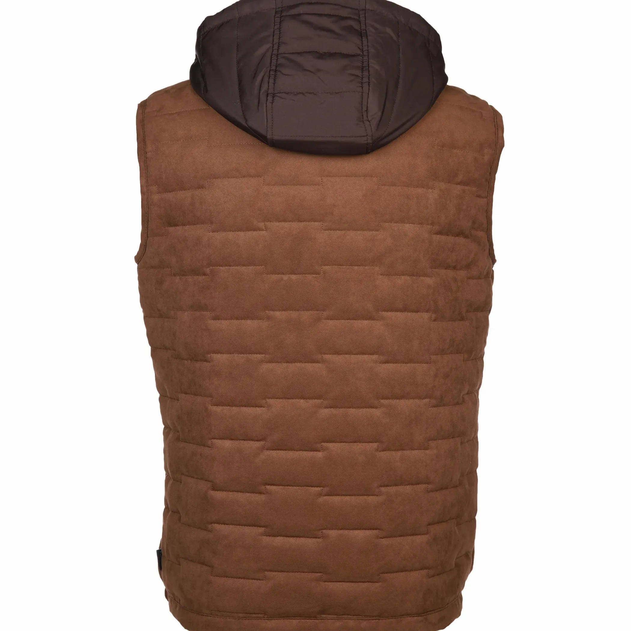 Herren Jim Spencer Herren Kapuzenweste aus Velour