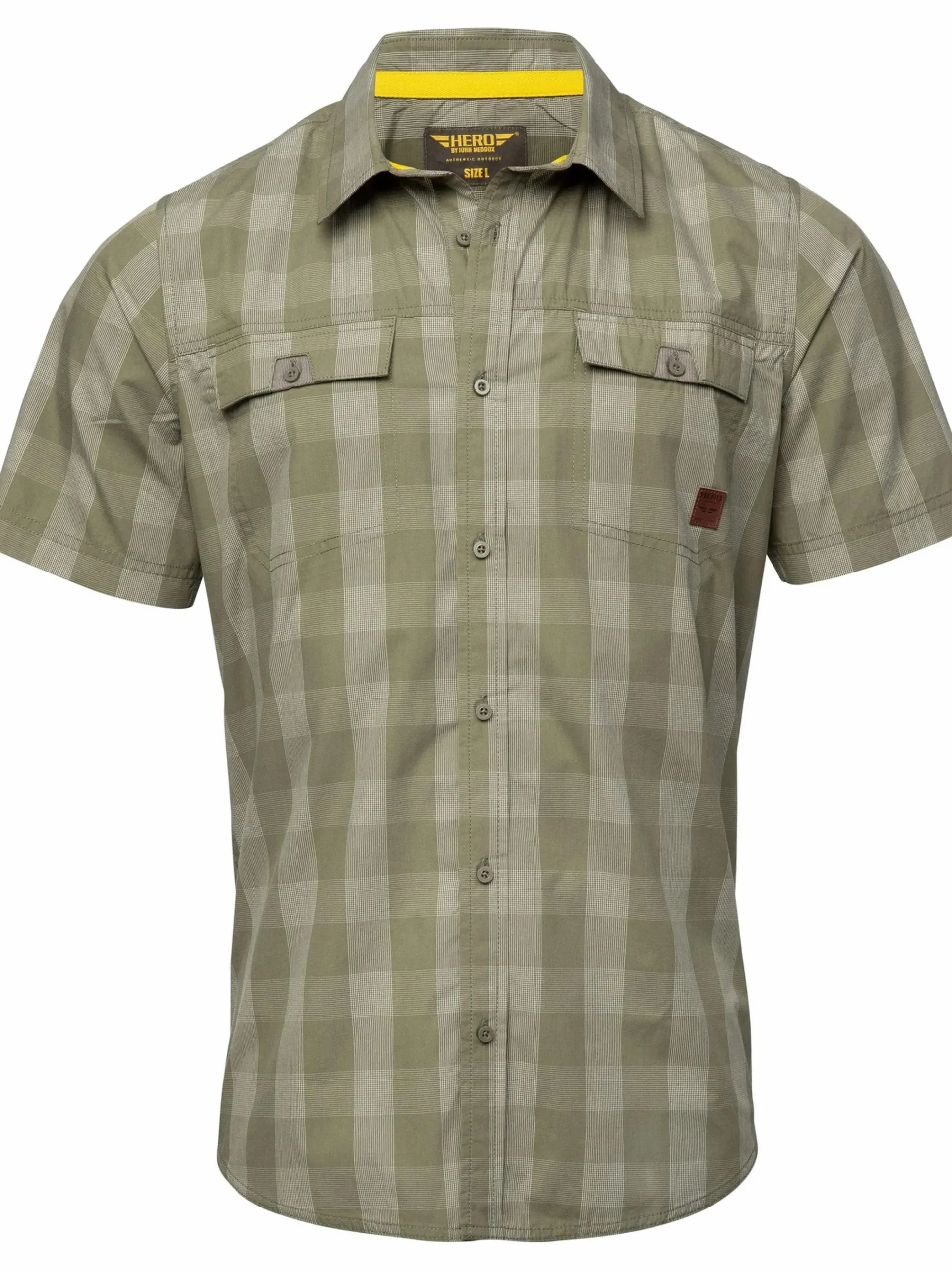 Herren HERO by John Medoox Herren Kurzarmhemd