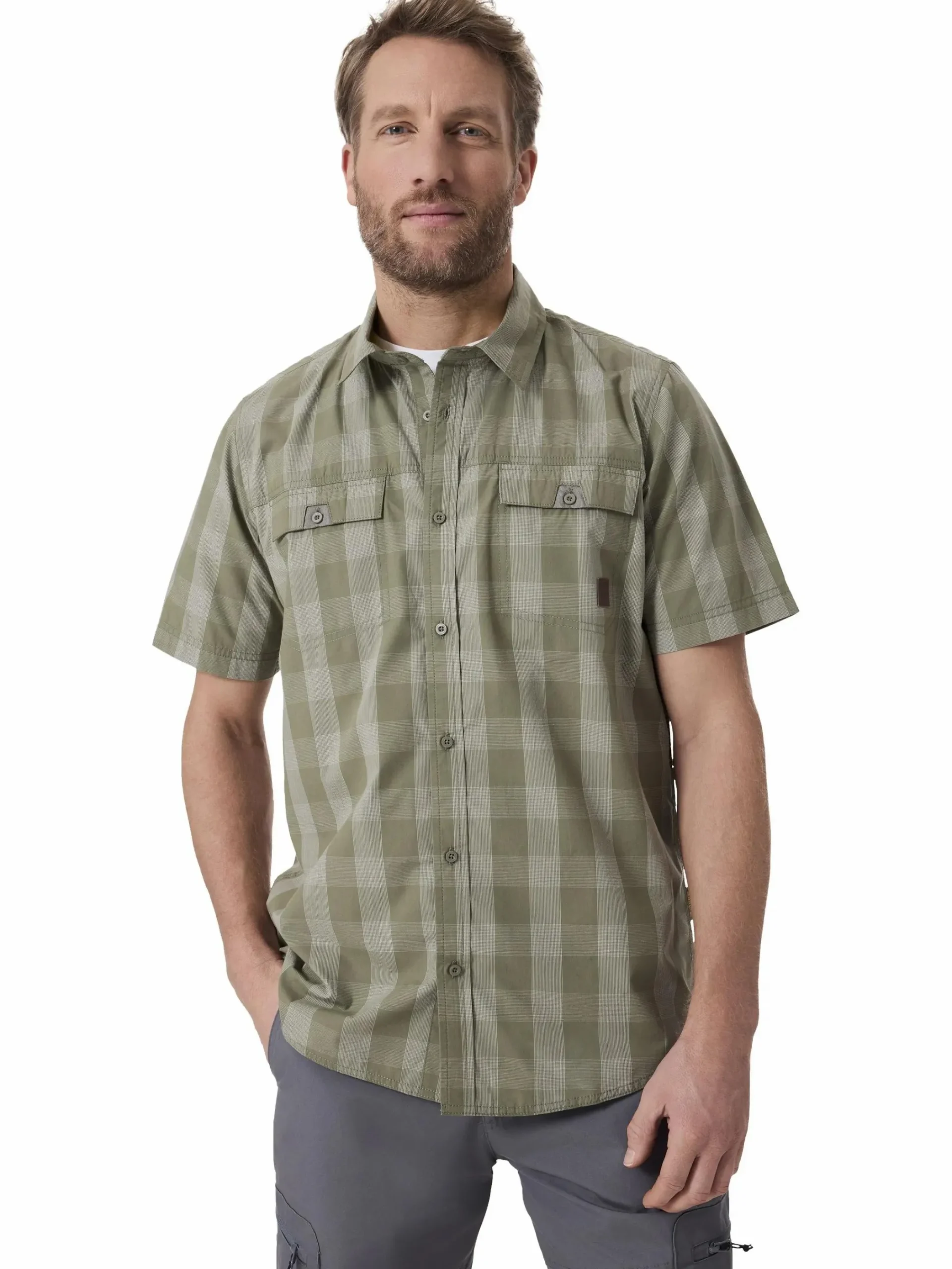 Herren HERO by John Medoox Herren Kurzarmhemd